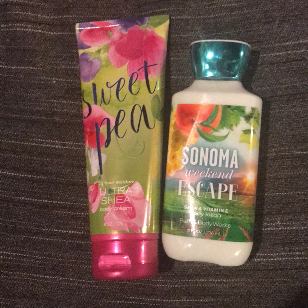 Body lotion/cream from Bath and Body Works